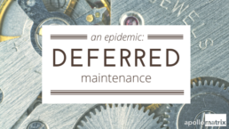 deferred maintenance digital properties