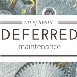 deferred maintenance digital properties